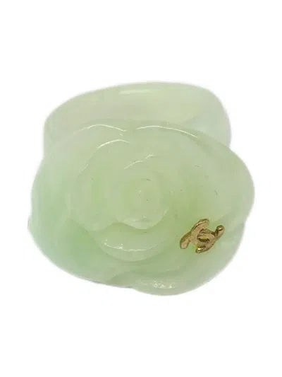 Pre-owned Chanel 2002 Camellia Ring