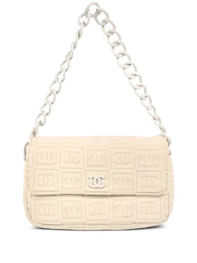 Pre-owned Chanel 2002 Cc-jacquard Shoulder Bag