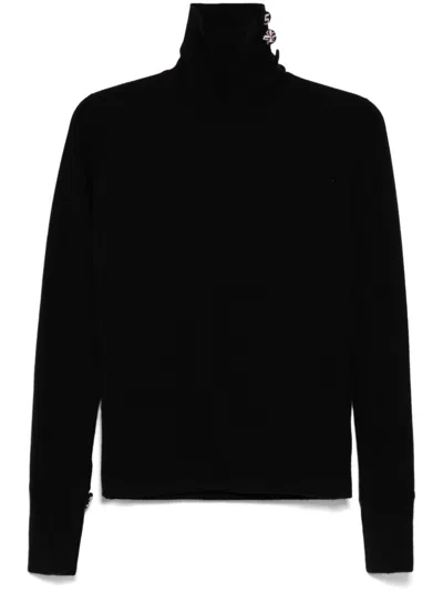 Pre-owned Chanel 2002  Turtleneck In Black