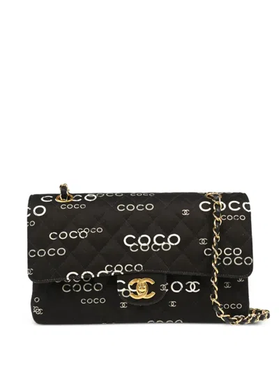 Pre-owned Chanel 2002 Medium Coco Classic Double Flap Shoulder Bag