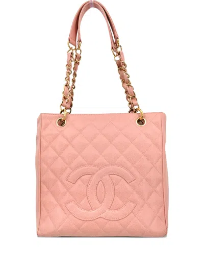 Pre-owned Chanel 2002 Petite Shopping Tote Bag