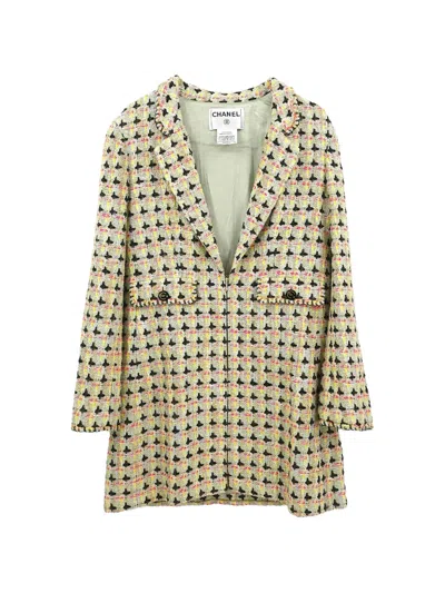 Pre-owned Chanel 2002 Zip-up Jacket In Neutral