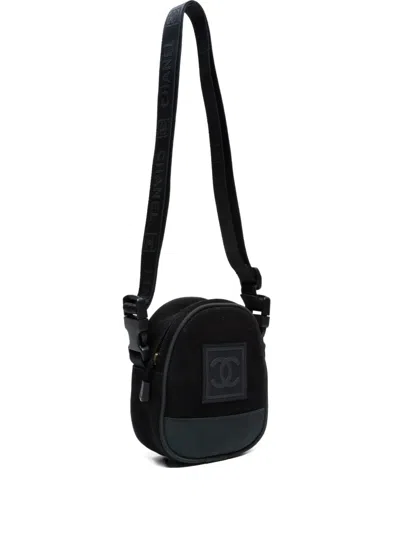 Pre-owned Chanel 2003-2004 Cc-mark Sport Line Shoulder Bag