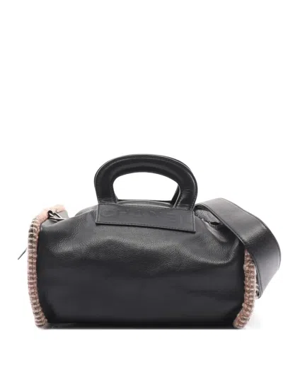 Pre-owned Chanel 2003-2004 Tweed-trim Tote Bag