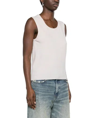 Pre-owned Chanel 2003 Cashmere Sleeveless Top, Size It; 44 (authentic Pre-loved)