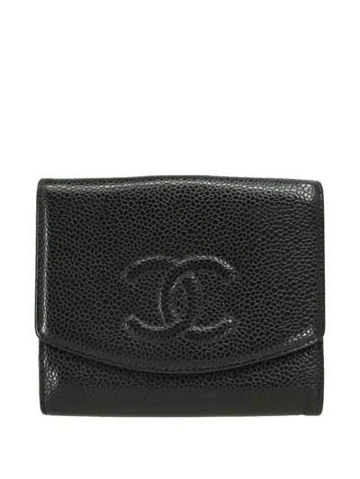 Pre-owned Chanel 2003 Cc Logo Wallet