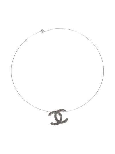 Pre-owned Chanel 2003 Cc-pendant Necklace