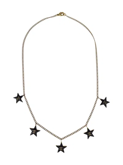 Pre-owned Chanel 2003 Cc Star-charm Necklace