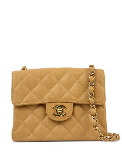 Pre-owned Chanel 2003 Classic Flap Shoulder Bag In 中性色