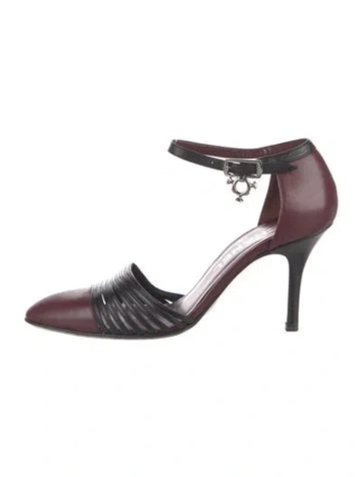 Pre-owned Chanel 2003 Interlocking Cc Logo D'orsay Pumps