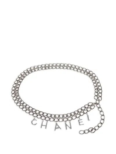 Pre-owned Chanel 2003 Logo-lettering Chain Belt