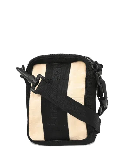 Pre-owned Chanel 2003 Logo-print Crossbody Bag In Neutral