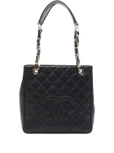 Pre-owned Chanel 2003 Matelassé Chain Tote Bag
