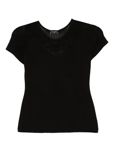 Pre-owned Chanel 2003 Mesh T-shirt