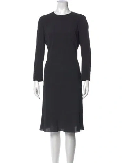 Pre-owned Chanel 2003 Midi Length Dress W/ Tags In Black