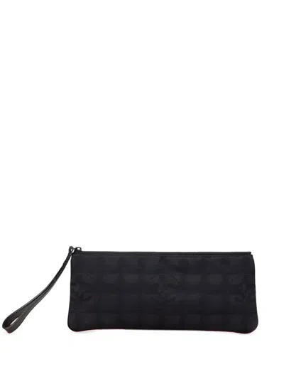 Pre-owned Chanel 2003 New Travel Line Nylon Pouch