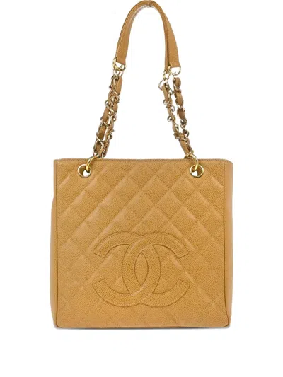 Pre-owned Chanel 2003 Petite Shopping Pst Tote Bag