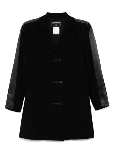 Pre-owned Chanel 2003 Single-breasted Jacket In Black