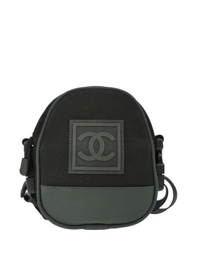 Pre-owned Chanel 2003 Sport Line Shoulder Bag In 黑色