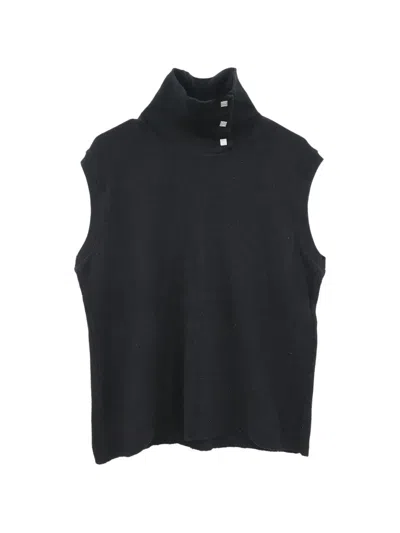 Pre-owned Chanel 2003 Sport Line Sleeveless Top In Black