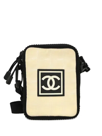 Pre-owned Chanel 2003 Travel Sport Line Logo-patch Cross Bodybag