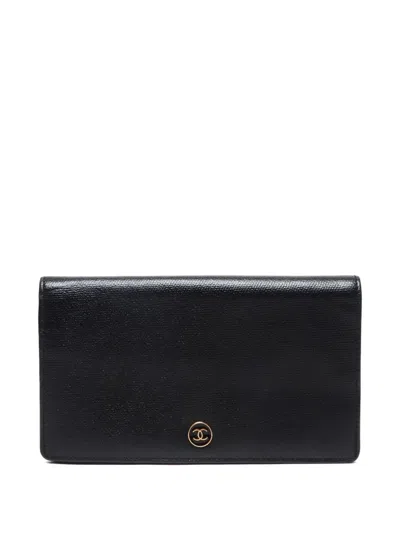 Pre-owned Chanel 2004-2005 Cc Leather Wallet