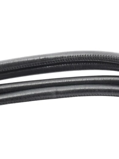 Pre-owned Chanel 2004-2005 Large Quilted Calfskin Cambon Ligne Tote Bag In Black