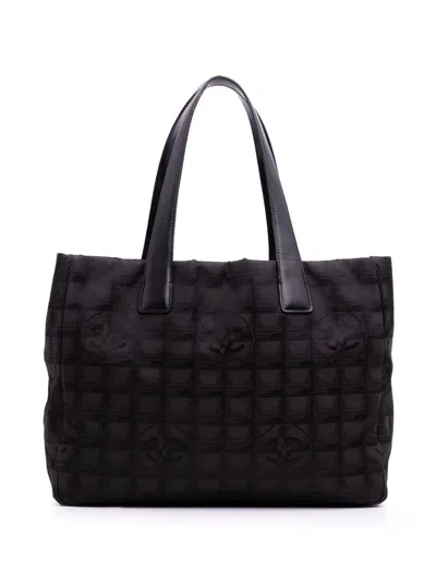 Pre-owned Chanel 2004-2005 New Travel Line Nylon Tote Bag
