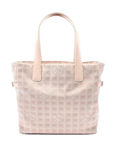 Pre-owned Chanel 2004-2005 New Travel Tote Bag In Pink
