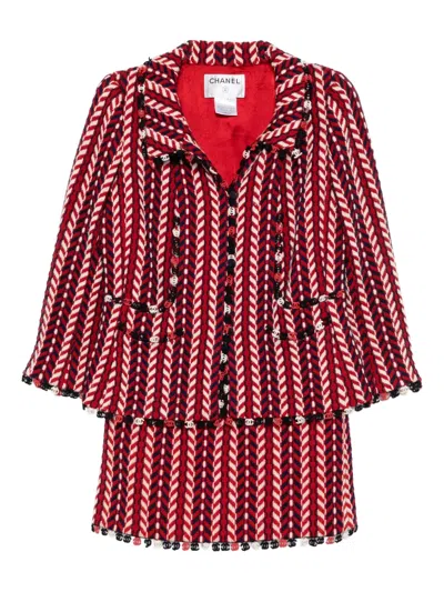 Pre-owned Chanel 2004 Set-up Suit In Red