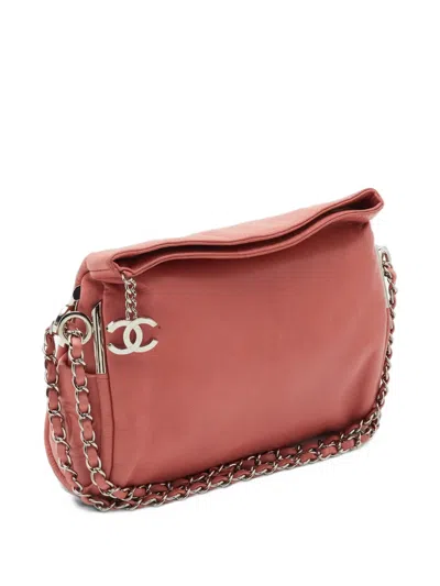 Pre-owned Chanel 2004-2005 Small Ultimate Soft Shoulder Bag In Pink