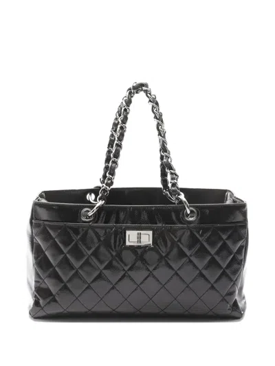 Pre-owned Chanel 2005-2006 2.55 Tote Bag In Black