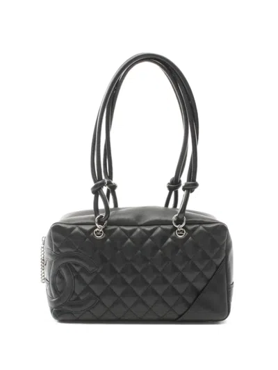 Pre-owned Chanel 2005-2006 Cambon Bowling Tote Bag