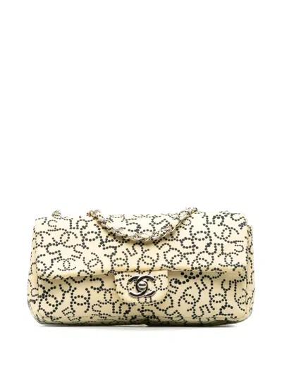 Pre-owned Chanel 2005-2006 Cc Nº5 Flap Shoulder Bag In 中性色