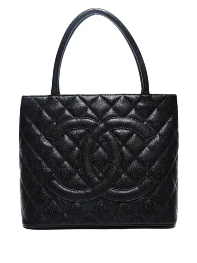 Pre-owned Chanel 2005-2006 Medallion Cc Mark Tote Bag