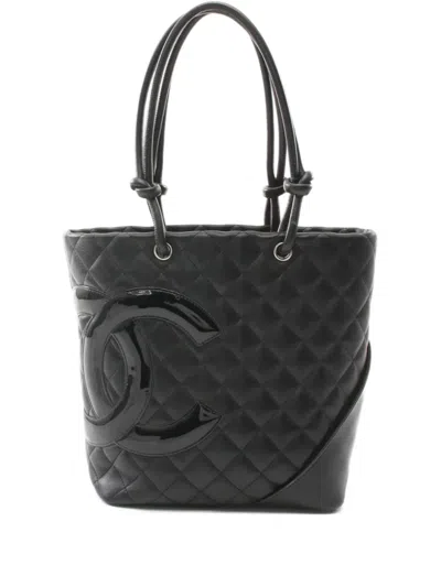 Pre-owned Chanel 2005-2006 Medium Cambon Line Tote Bag