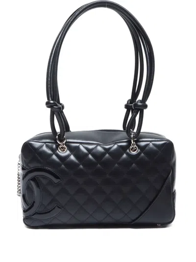 Pre-owned Chanel 2005-2006 Mini Cambon Line Boston Bag