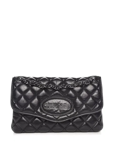 Pre-owned Chanel 2005 Bubble Shoulder Bag In Black