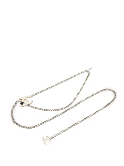 Pre-owned Chanel 2005 Cc Gold Plated Chain Belt