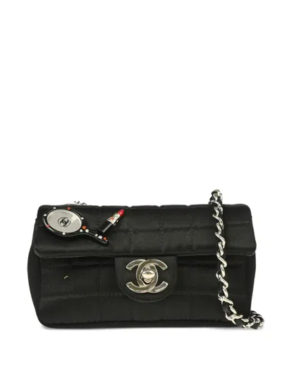 Pre-owned Chanel 2005 Choco Bar Lipstick Shoulder Bag