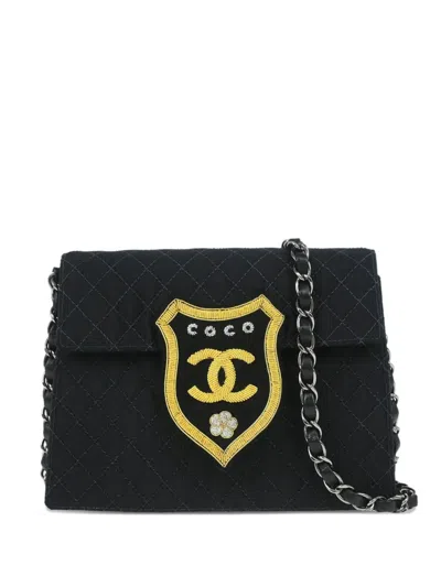 Pre-owned Chanel 2005 Emblem-logo Shoulder Bag