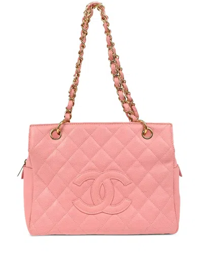 Pre-owned Chanel 2005 Petite Timeless Tote Bag In 粉色