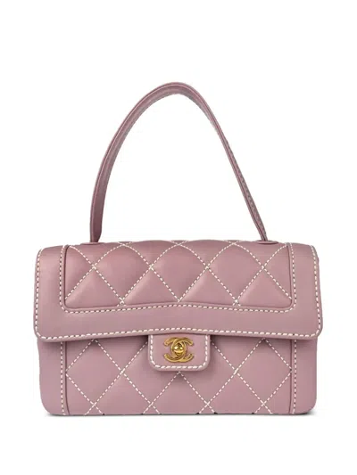 Pre-owned Chanel 2005 Wild Stitch Handbag In Pink
