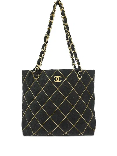 Pre-owned Chanel 2005 Wild Stitch Tote Bag