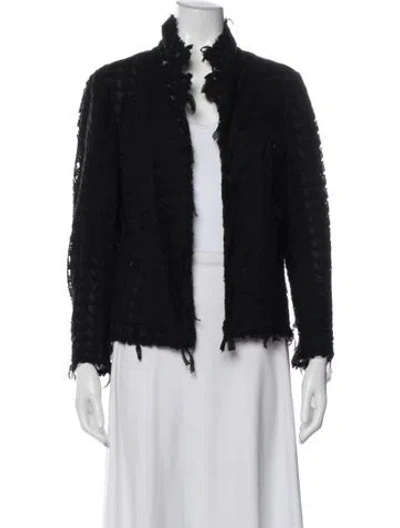 Pre-owned Chanel 2005 Wool Jacket In Black