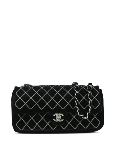 Pre-owned Chanel 2005s East West Shoulder Bag In 黑色