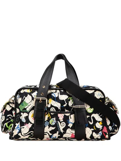 Pre-owned Chanel 2006-2008 Canvas Baby Animals Diaper Bag Travel Bag