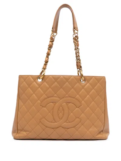 Pre-owned Chanel 2006-2008 Caviar Grand Shopping Tote Bag