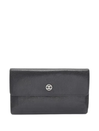Pre-owned Chanel 2006-2008 Coco Mark Flap Wallet
