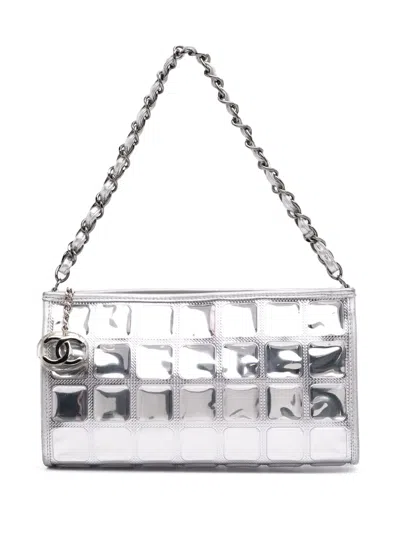 Pre-owned Chanel 2006-2008 Vinyl Ice Cube Pochette Shoulder Bag